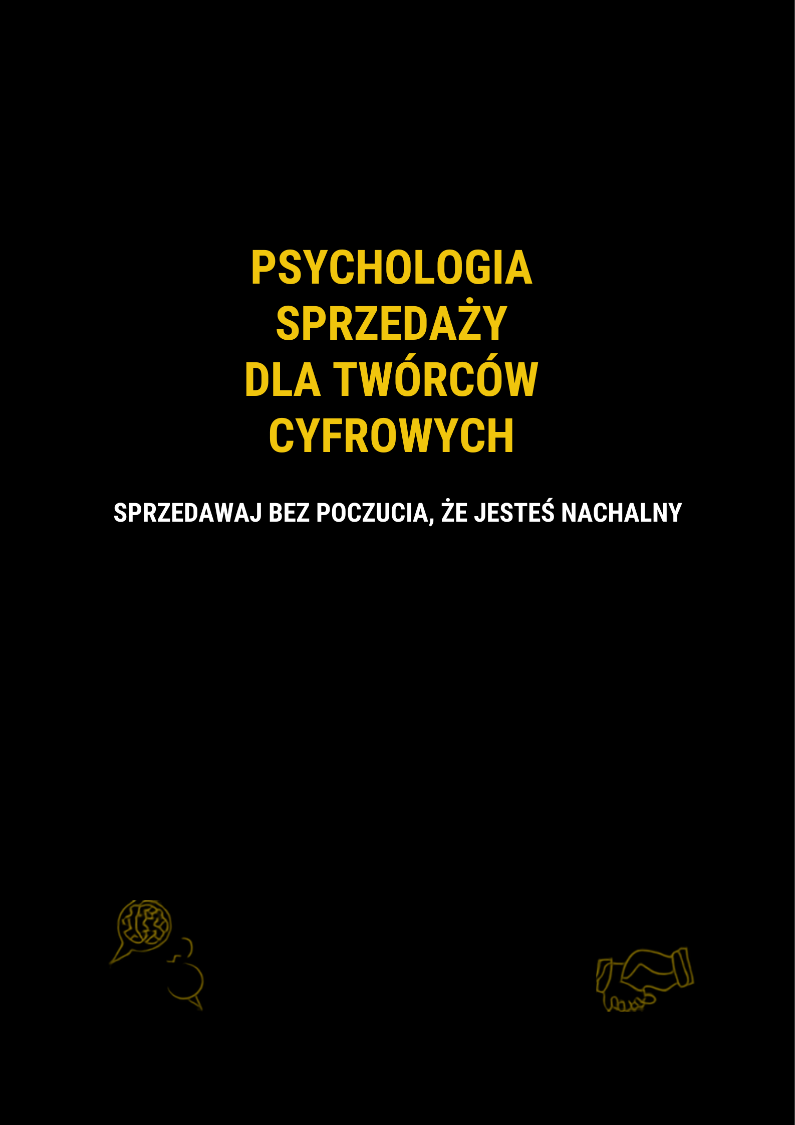 Psychologia sprzedaży dla twórców cyfrowych — okładka kursu