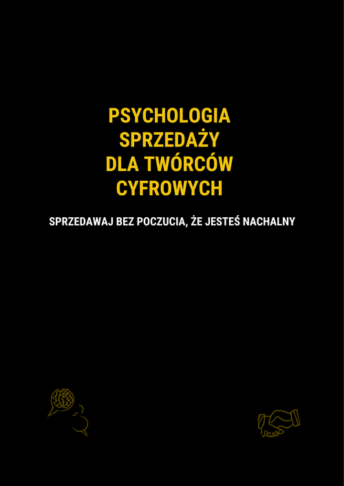 Psychologia sprzedaży dla twórców cyfrowych — okładka kursu